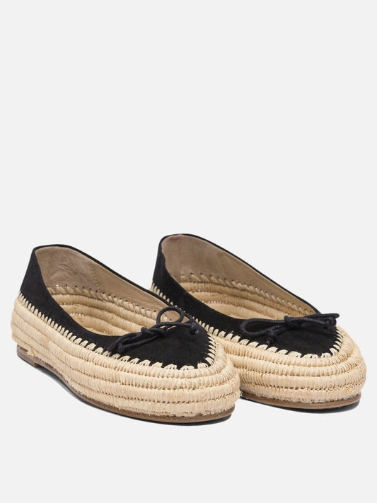 Classic ballet flats 100% cow leather - 100% cow leather  Black - Paloma Barceló Women | PLP | VIETTI Online Store | 2
