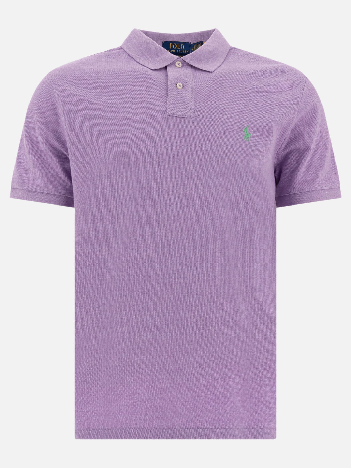 Polo con bottoni Logo  Viola - Polo Ralph Lauren Uomo | PDP | VIETTI Online Store | Zoom-Modal
