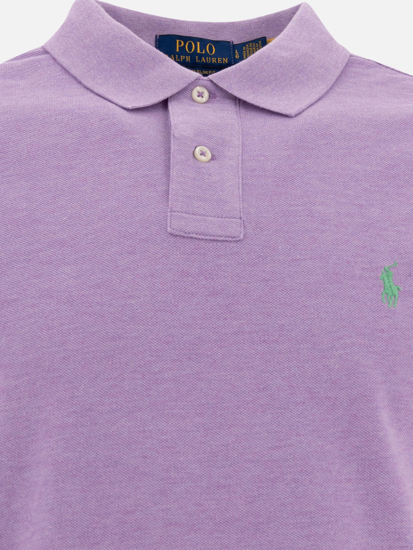 Polo con bottoni Logo  Viola - Polo Ralph Lauren Uomo | PDP | VIETTI Online Store | thumbnail_3