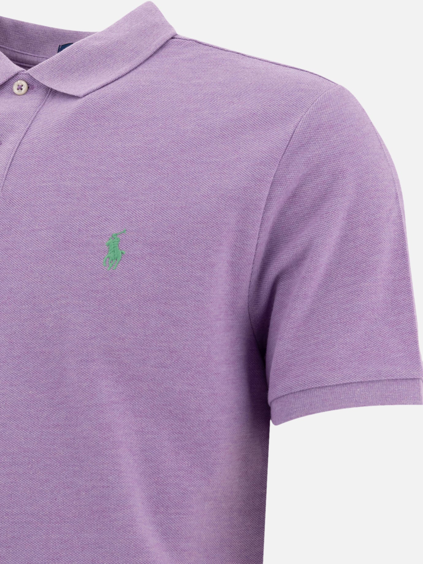 Polo con bottoni Logo  Viola - Polo Ralph Lauren Uomo | PDP | VIETTI Online Store | thumbnail_4