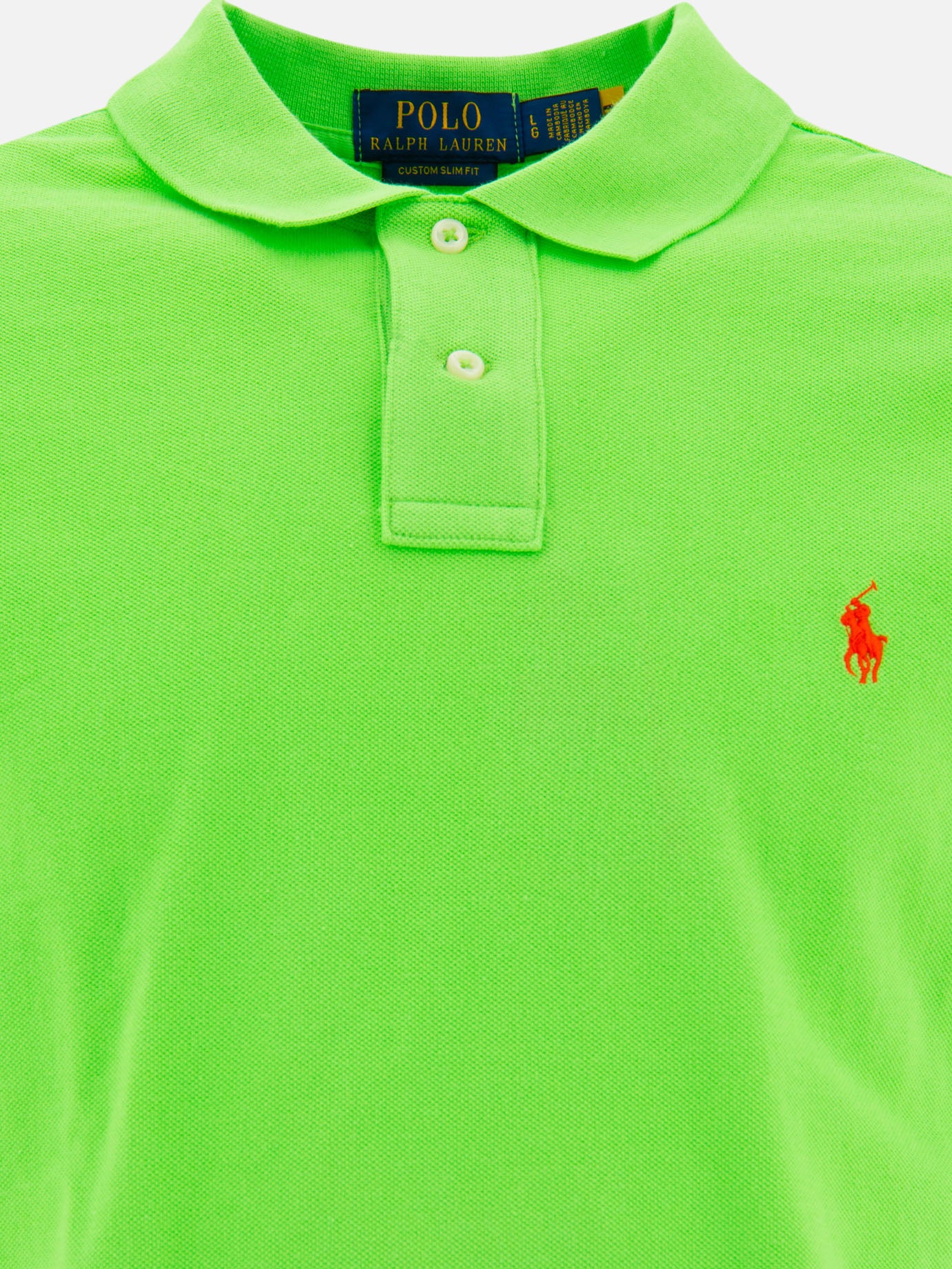 Polo Ralph Lauren Pique polo shirt 710782592019 Green - Men