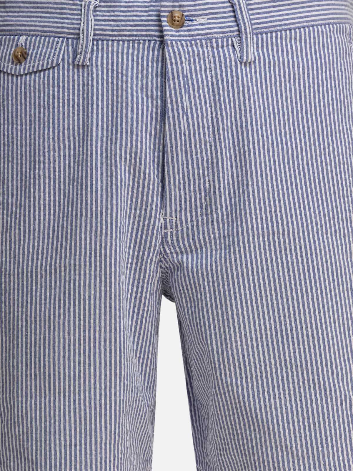 Polo Ralph Lauren Straigh-fit stretch seersucker shorts Blue