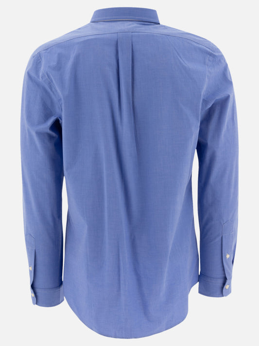 Polo Ralph Lauren Slim-fit stretch fil-à-fil shirt 13059625_S Blue 2