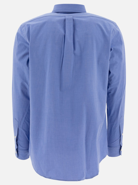 Polo Ralph Lauren Camicia in popeline stretch custom-fit 12675402_S Blue 2