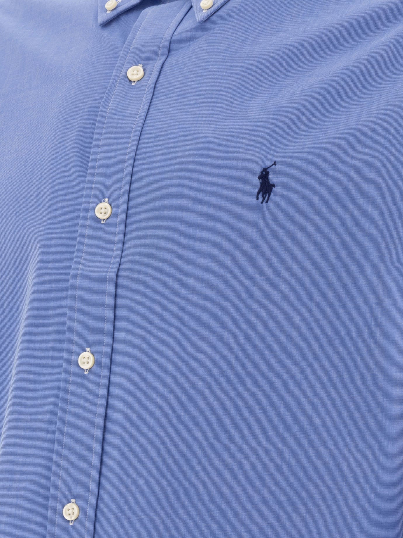 Polo Ralph Lauren Camicia in popeline stretch custom-fit 12675402_S Blue thumbnail_4