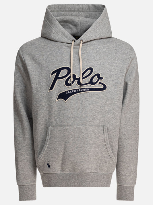 Polo Ralph Lauren Felpa con cappuccio con logo 18287525_S Grey 1