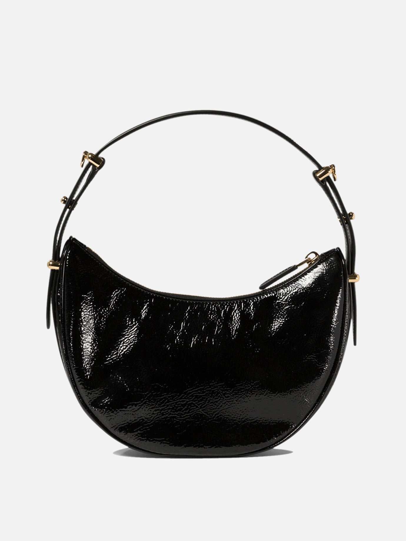 【関税&送料込】Prada Prada Arque Naplak Shoulder Bag Black Prada Arqué Naplak Patent Leather Shoulder Bag | PRADA
