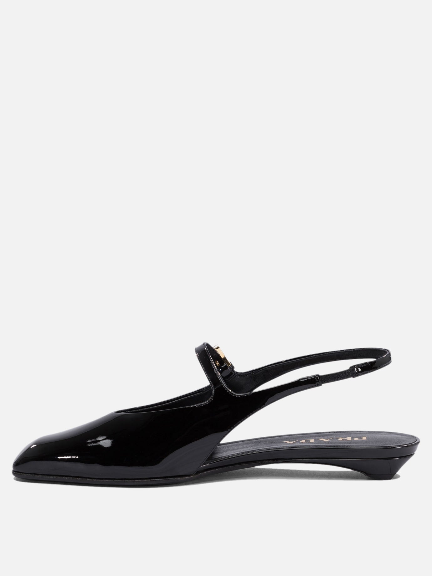 Sandali bassi 100% calf leather - 100% leather  Nero - Prada Donna | PDP | VIETTI Online Store | Zoom-Modal_3
