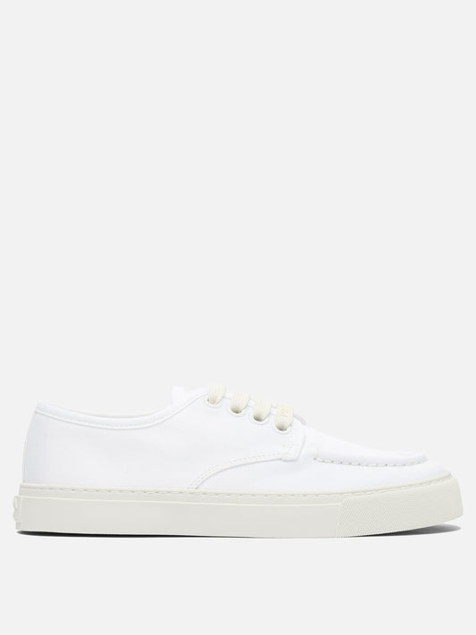 Sneaker basse 100% fabric - 100% rubber  Bianco - Prada Uomo | VIETTI Online Store 
