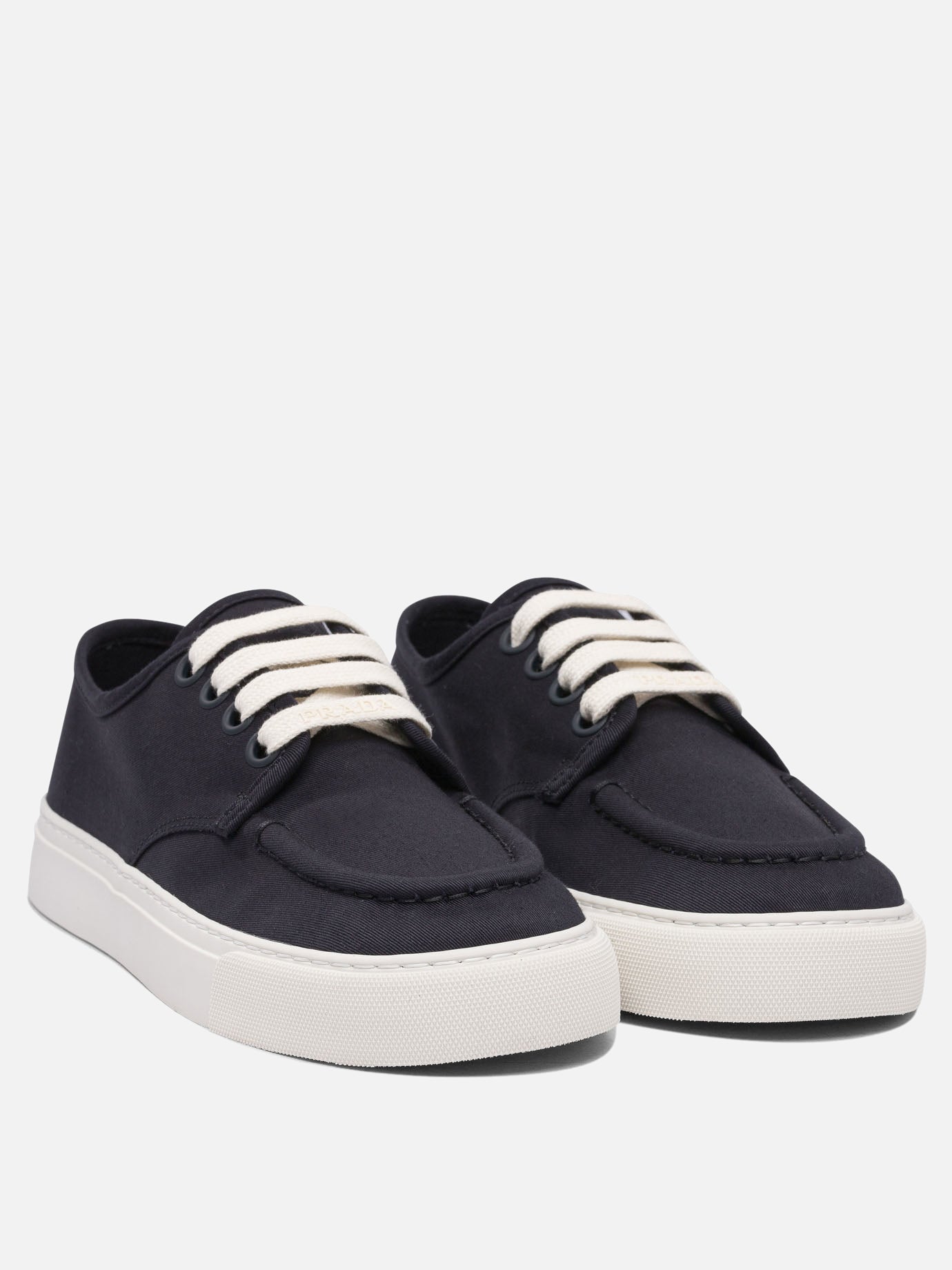 Prada Sneaker in tela 12358745_6 Blue thumbnail_2
