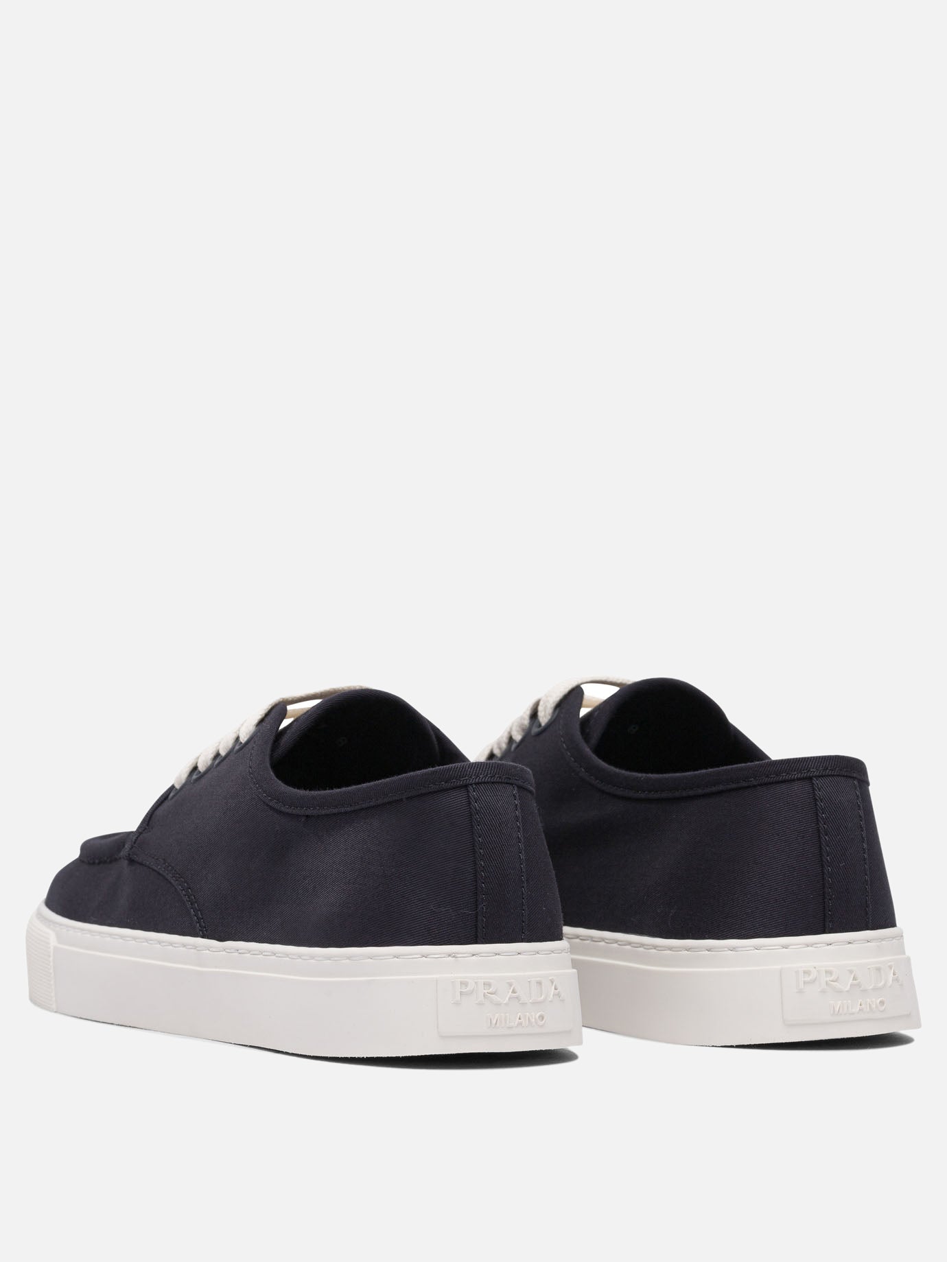 Prada Sneaker in tela 12358745_6 Blue thumbnail_4