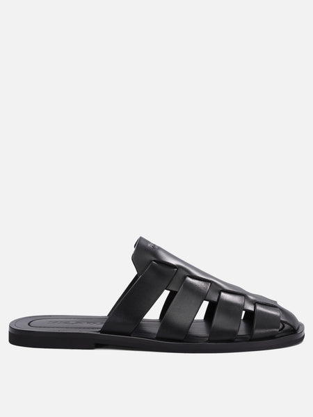 【関税込み】PRADA Leather caged sabot s25-prada-2x3145070f0002-f-