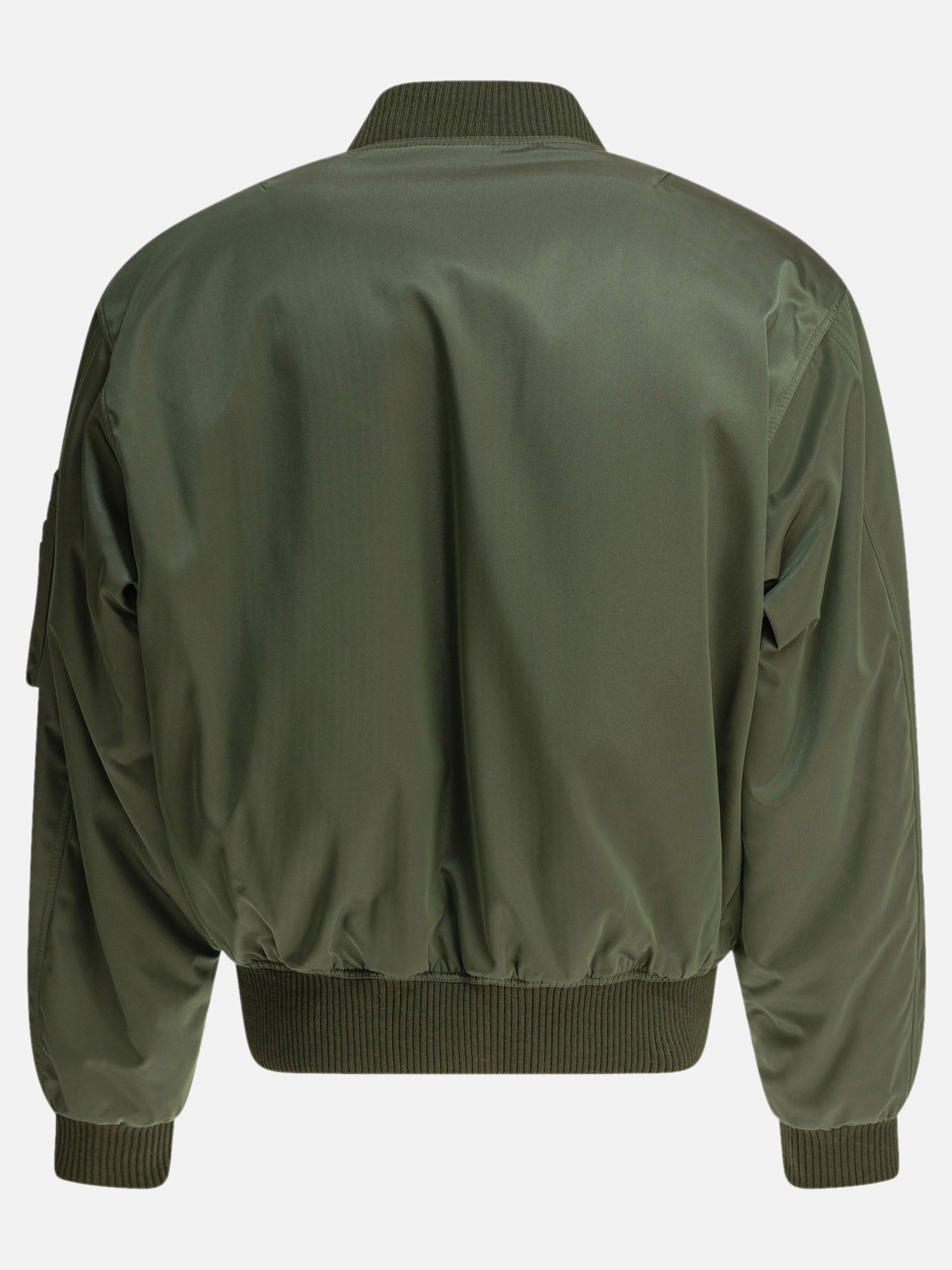 Prada Re-Nylon bomber jacket Green - Men | VIETTI Online Store