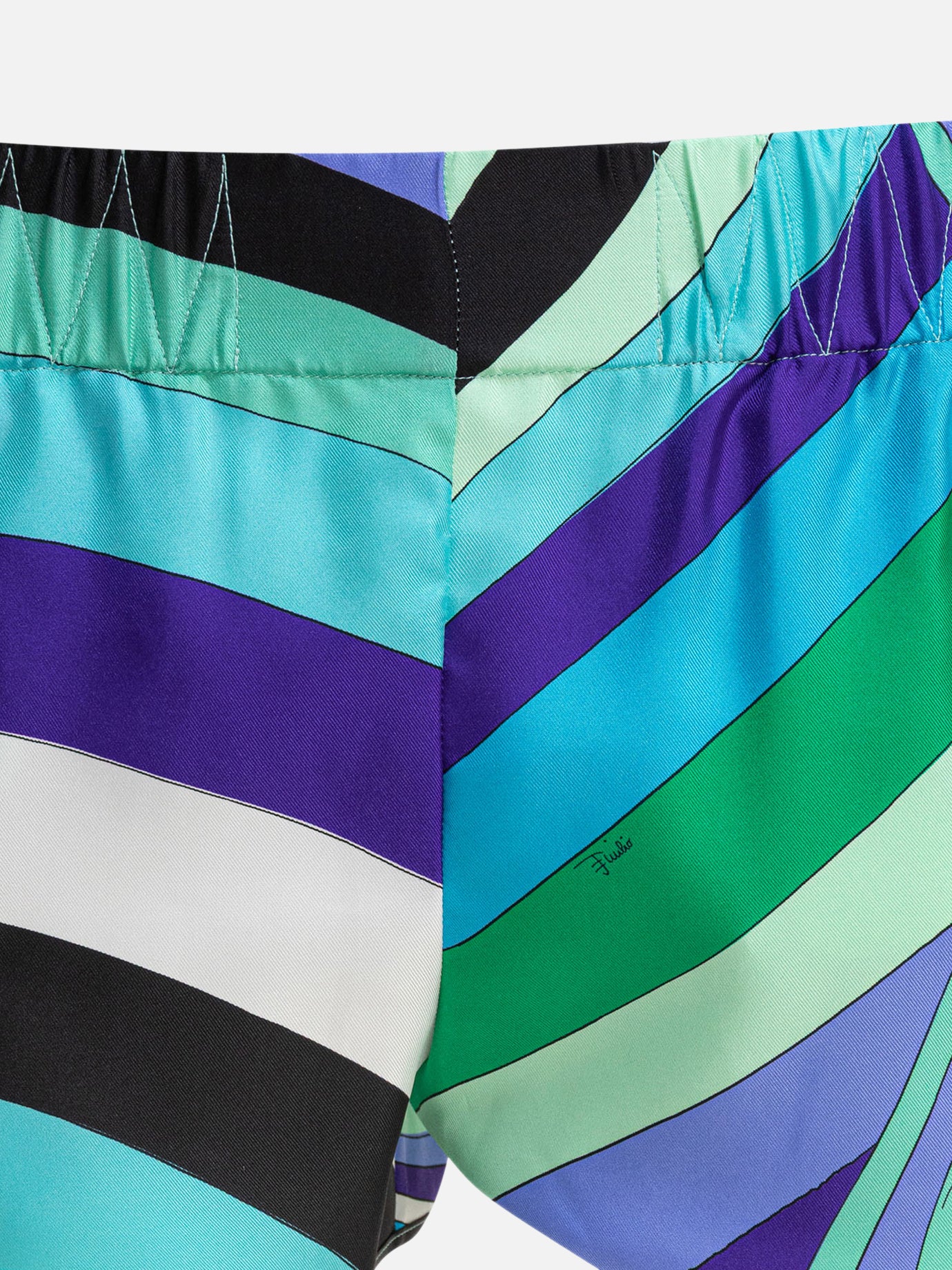 Drawstring shorts Print  Blue - Pucci Women | PDP | VIETTI Online Store | thumbnail_3