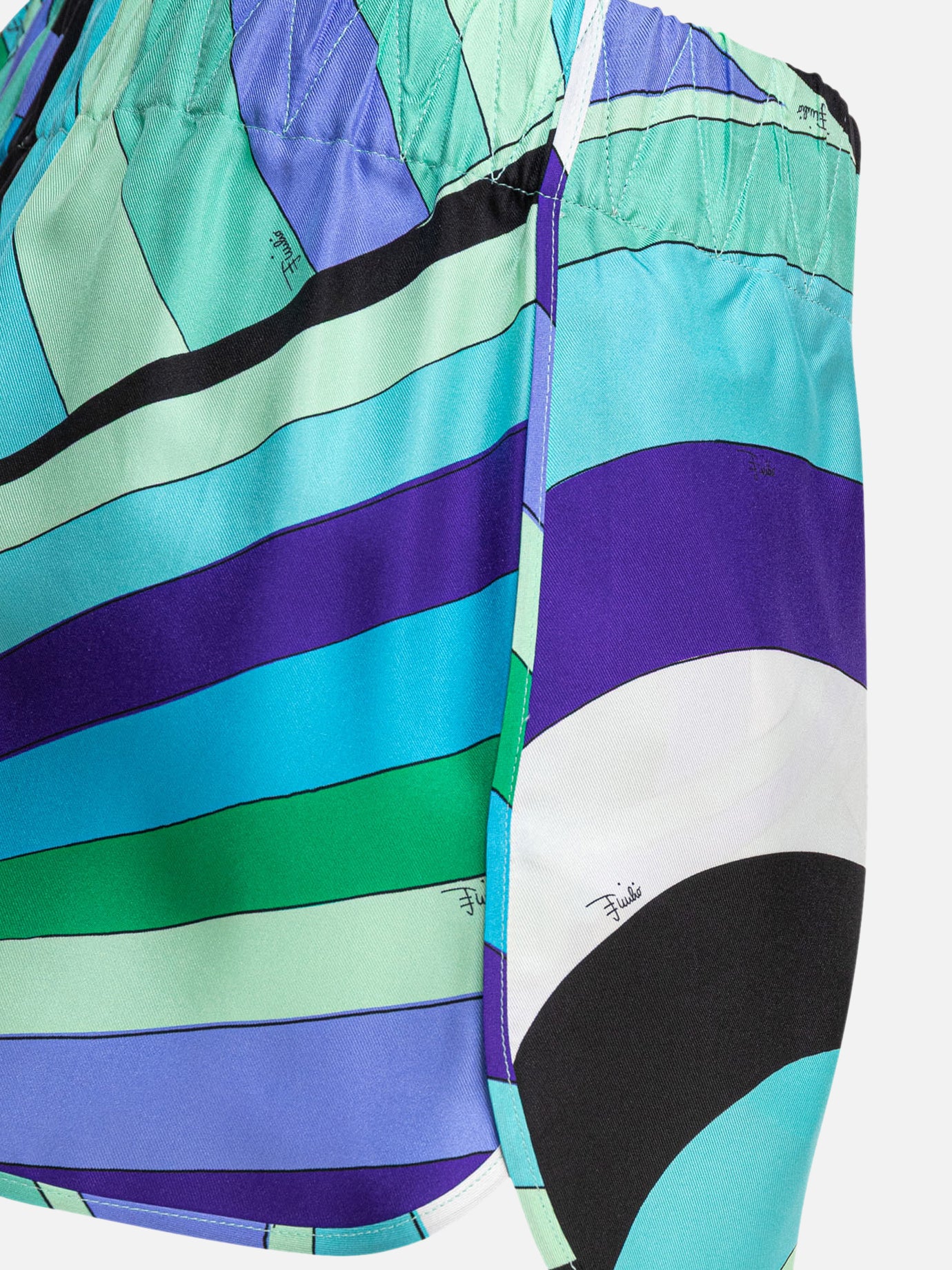 Drawstring shorts Print  Blue - Pucci Women | PDP | VIETTI Online Store | thumbnail_4