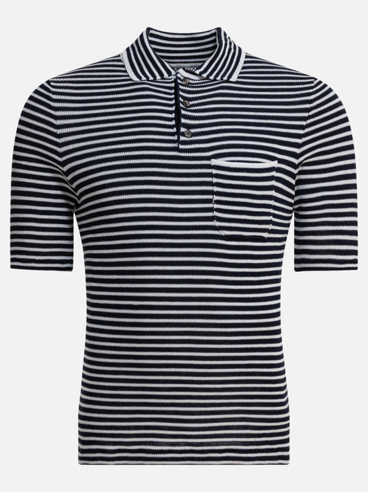 Polo shirts with buttons Striped  Blue - Rakkì Men | PLP | VIETTI Online Store 
