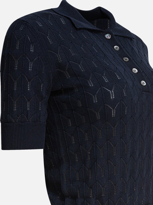 Rakkì "California" Polo shirt with buttons Blue

