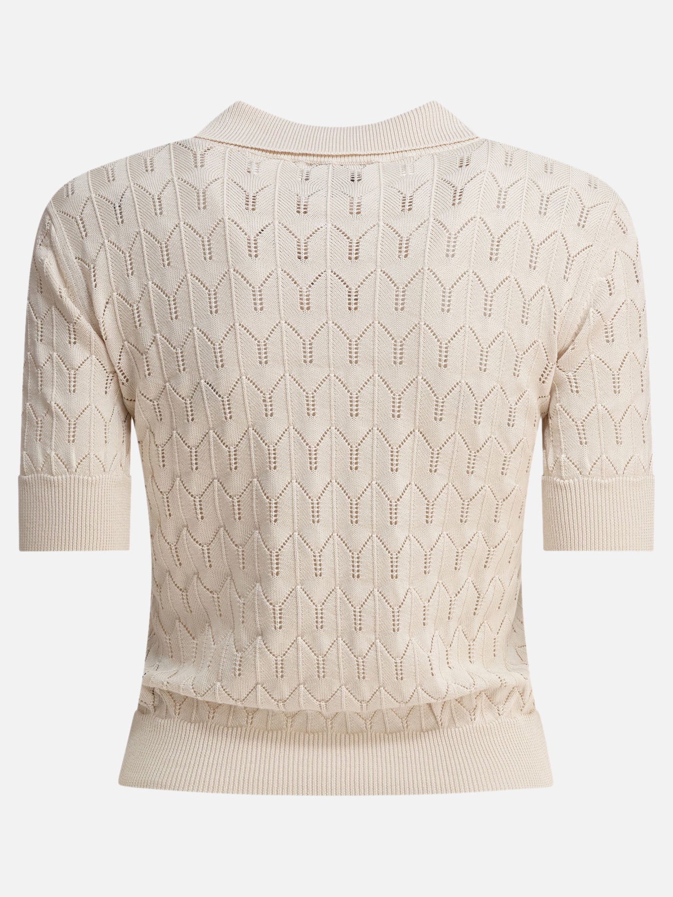 Polo shirts with buttons Solid colour  Beige - Rakkì Women | PDP | VIETTI Online Store | Zoom-Modal_2
