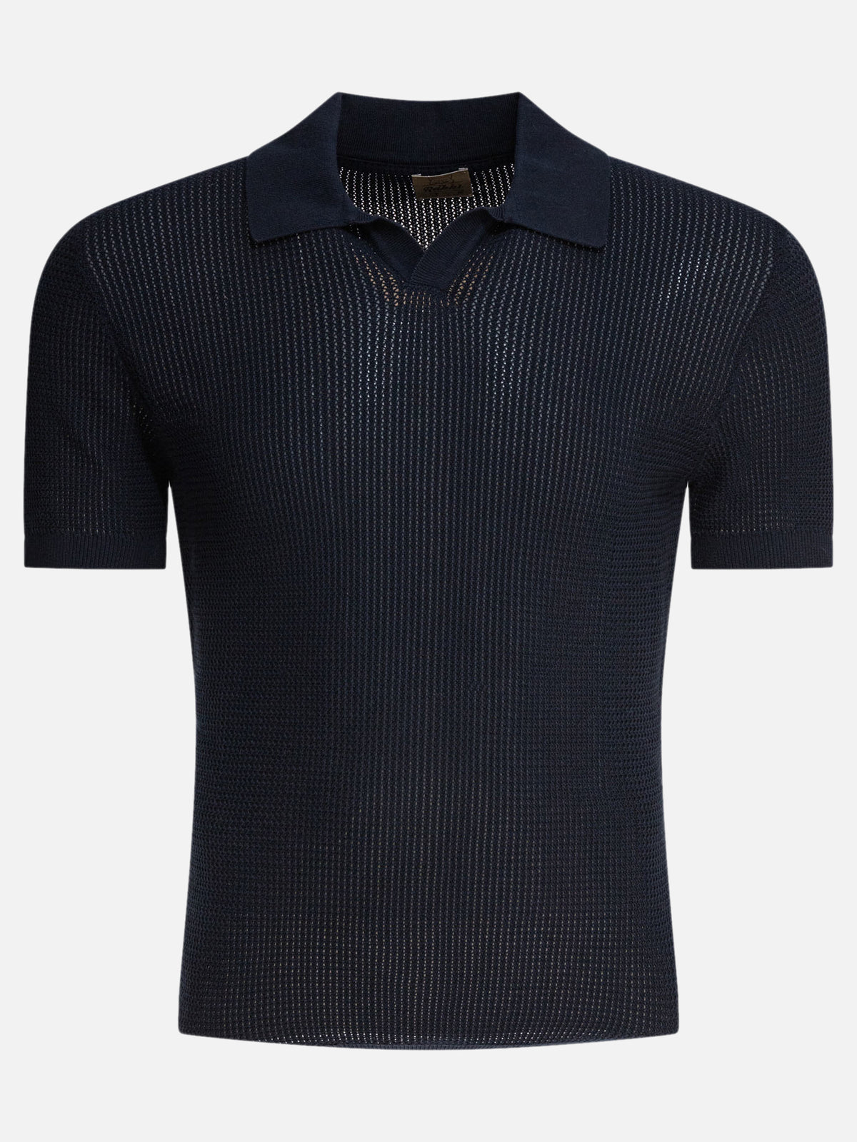 Rakkì "Mercedes" buttonless polo shirt Blue