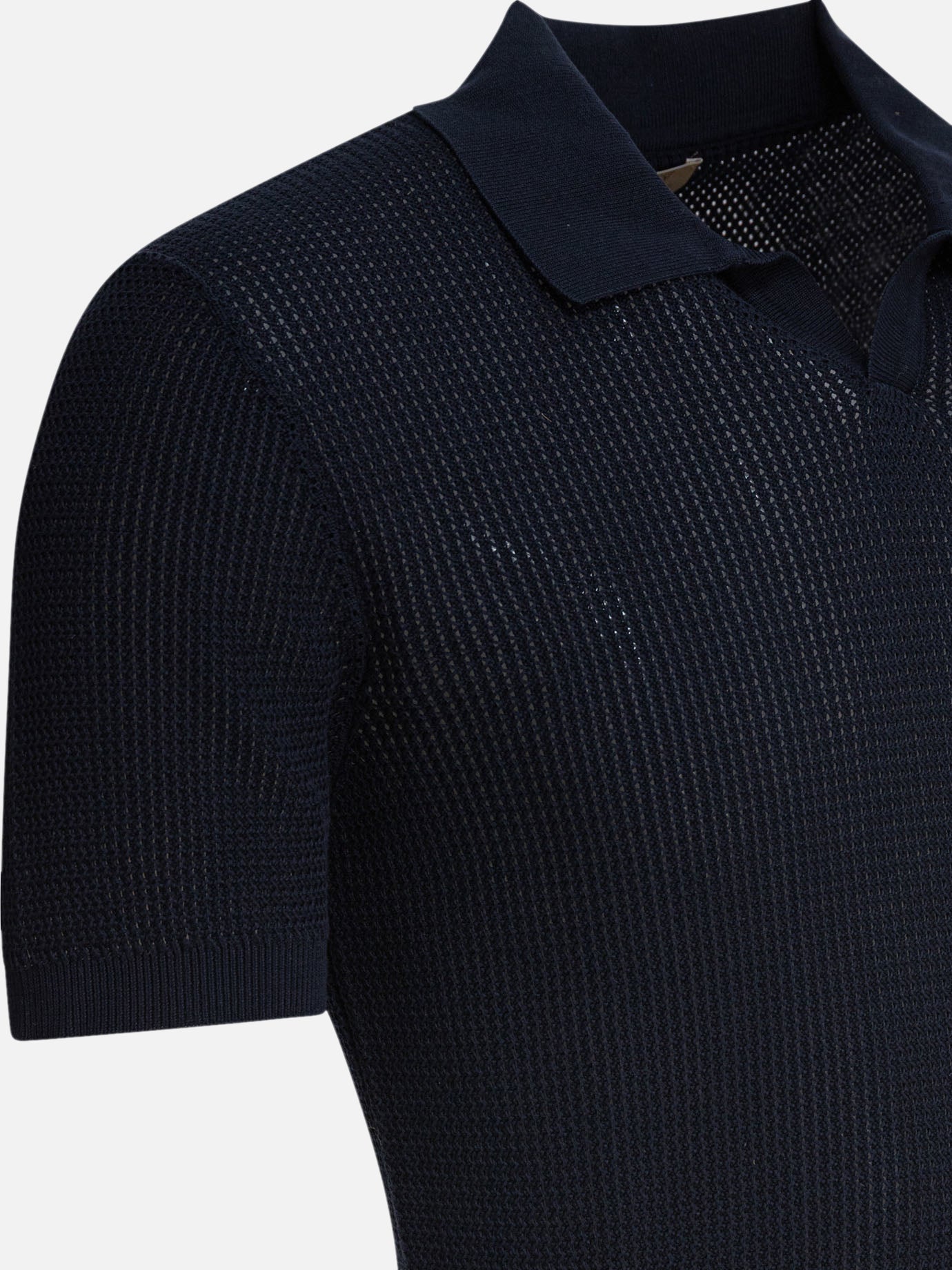 Polo shirts without buttons Solid colour  Blue - Rakkì Men | PDP | VIETTI Online Store | Zoom-Modal_4
