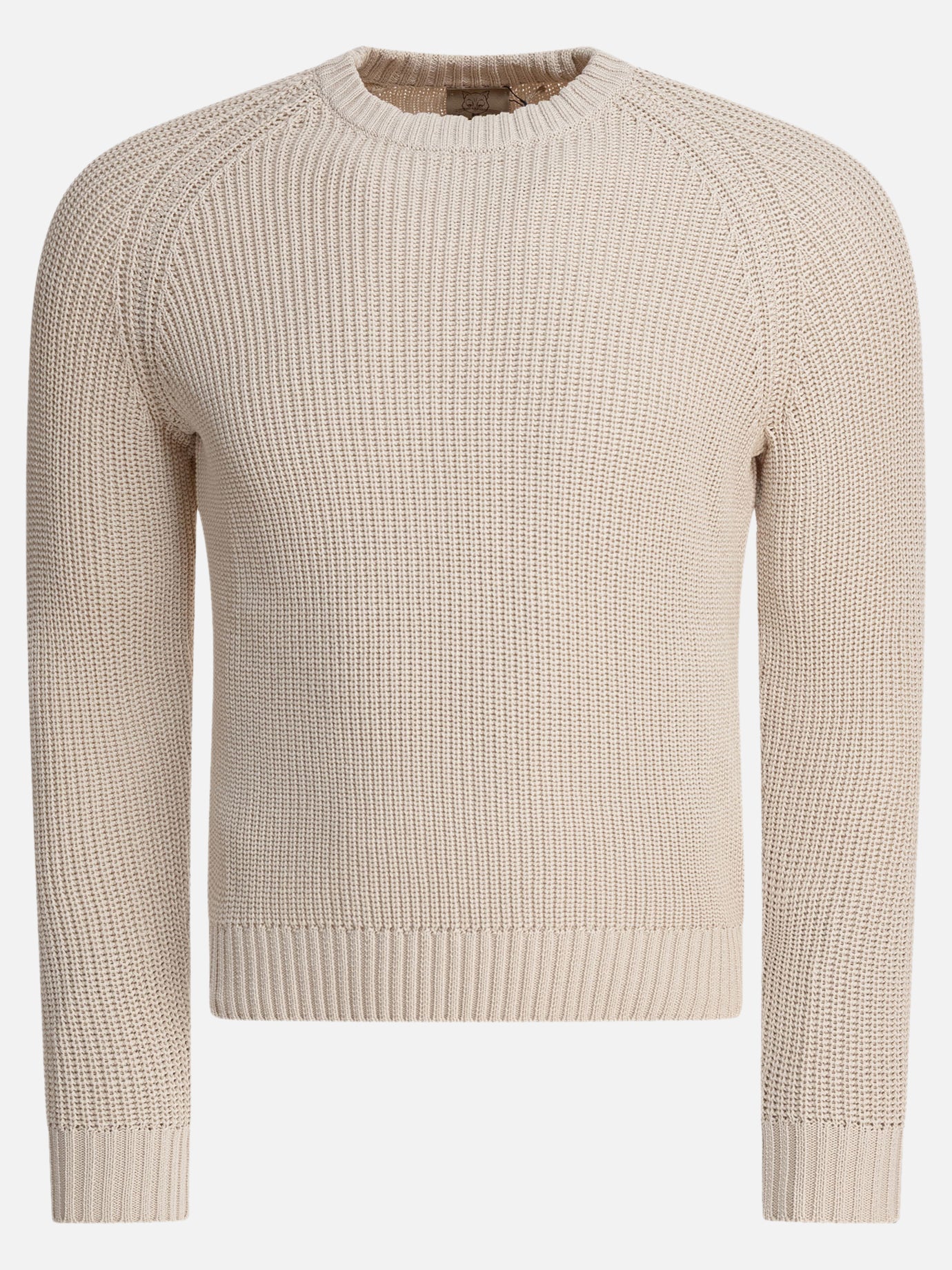 Crewneck sweaters Solid colour  Beige - Rakkì Men | PDP | VIETTI Online Store | thumbnail