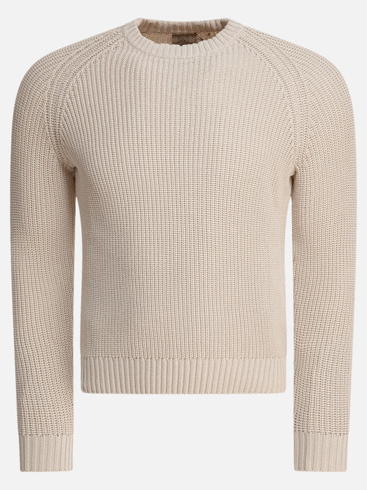 Maglioni girocollo Solid colour  Beige - Rakkì Uomo | PLP | VIETTI Online Store 
