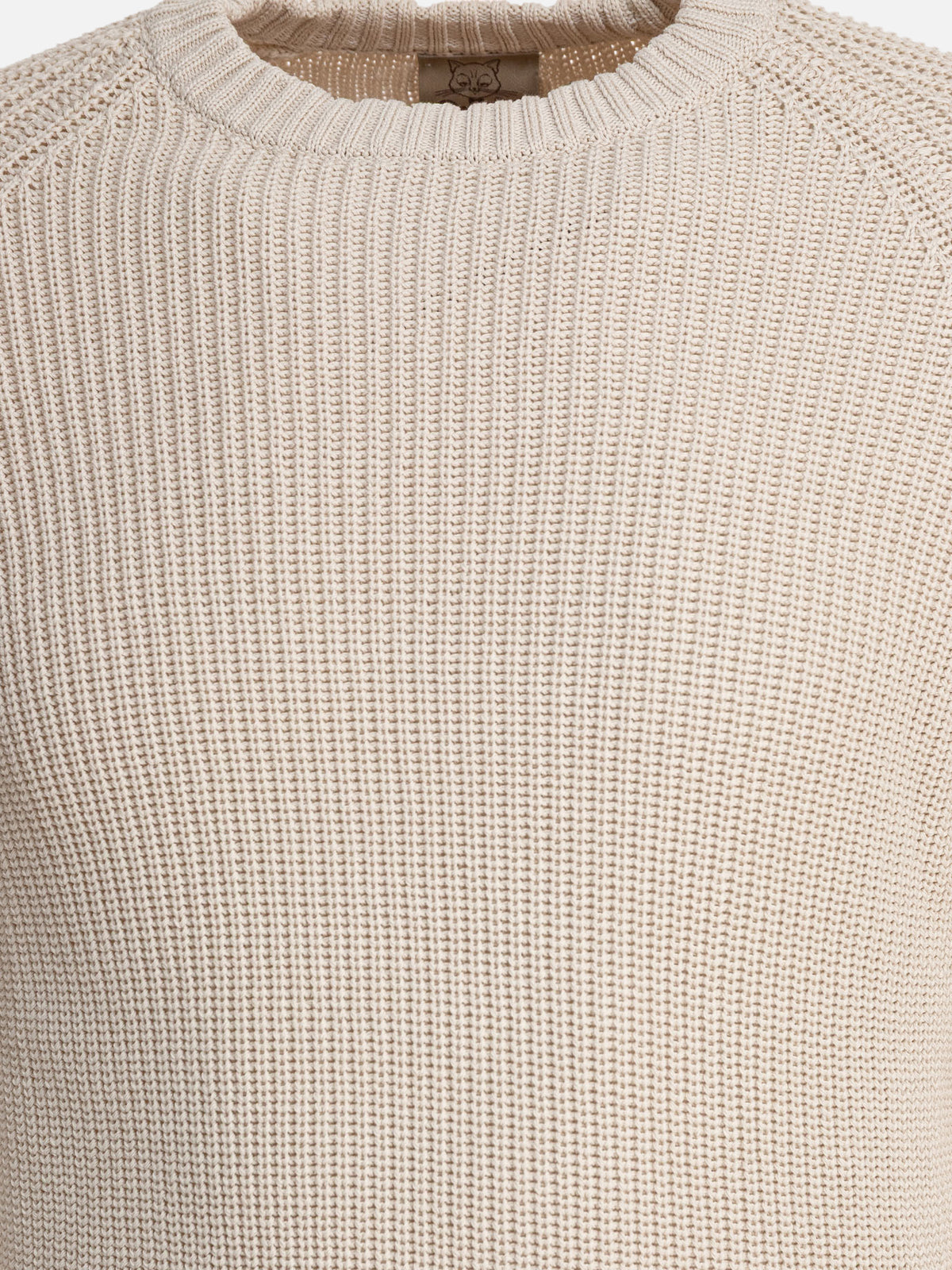 Rakkì "Summerbel" Crew-neck sweater Beige - VIETTI