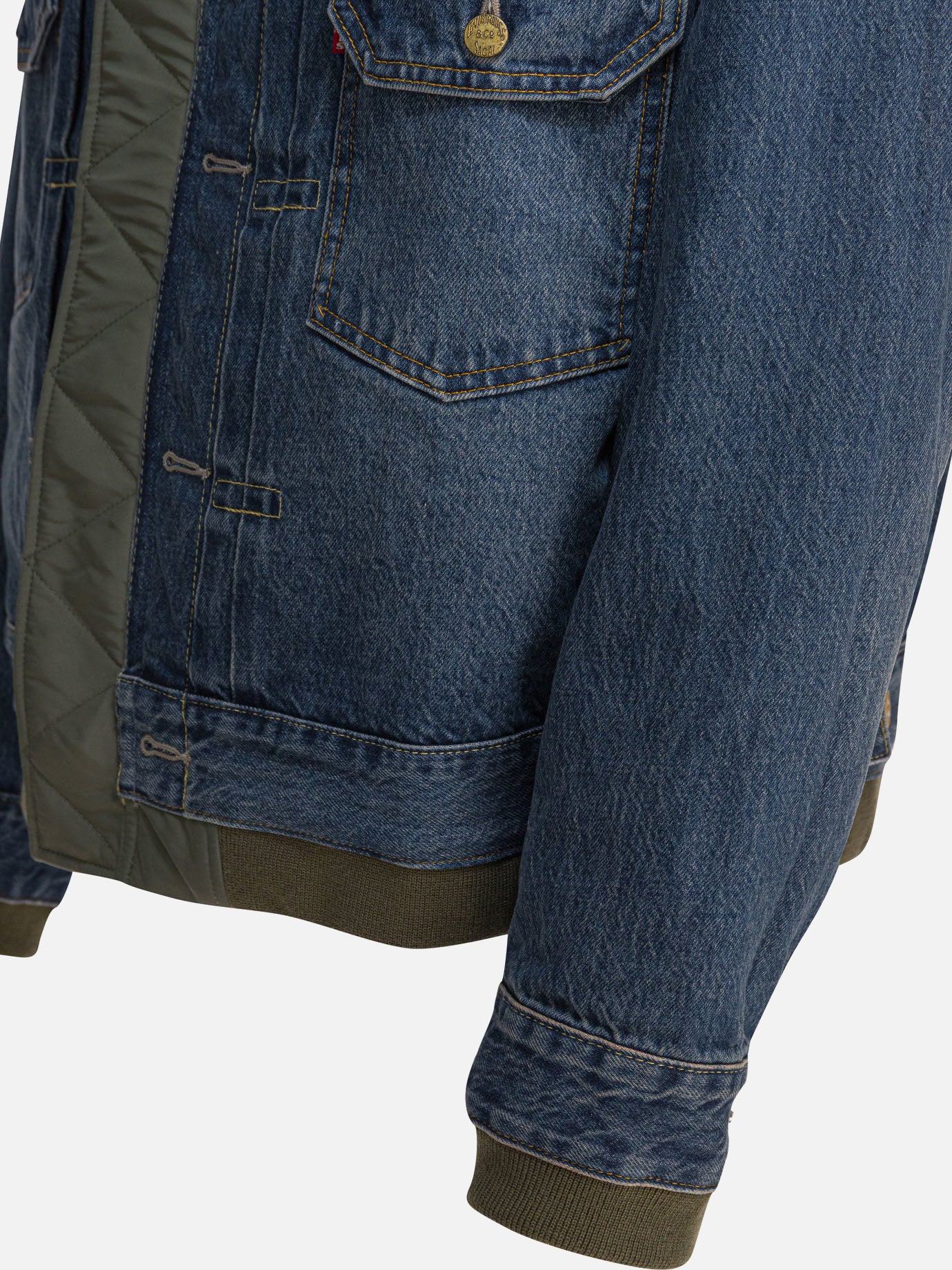 Bomber Solid colour  Verde - Sacai Uomo | PDP | VIETTI Online Store | Zoom-Modal_6
