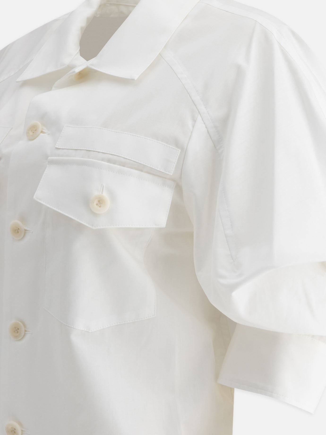 Sacai Cotton shirt 18312898_1 White thumbnail_4