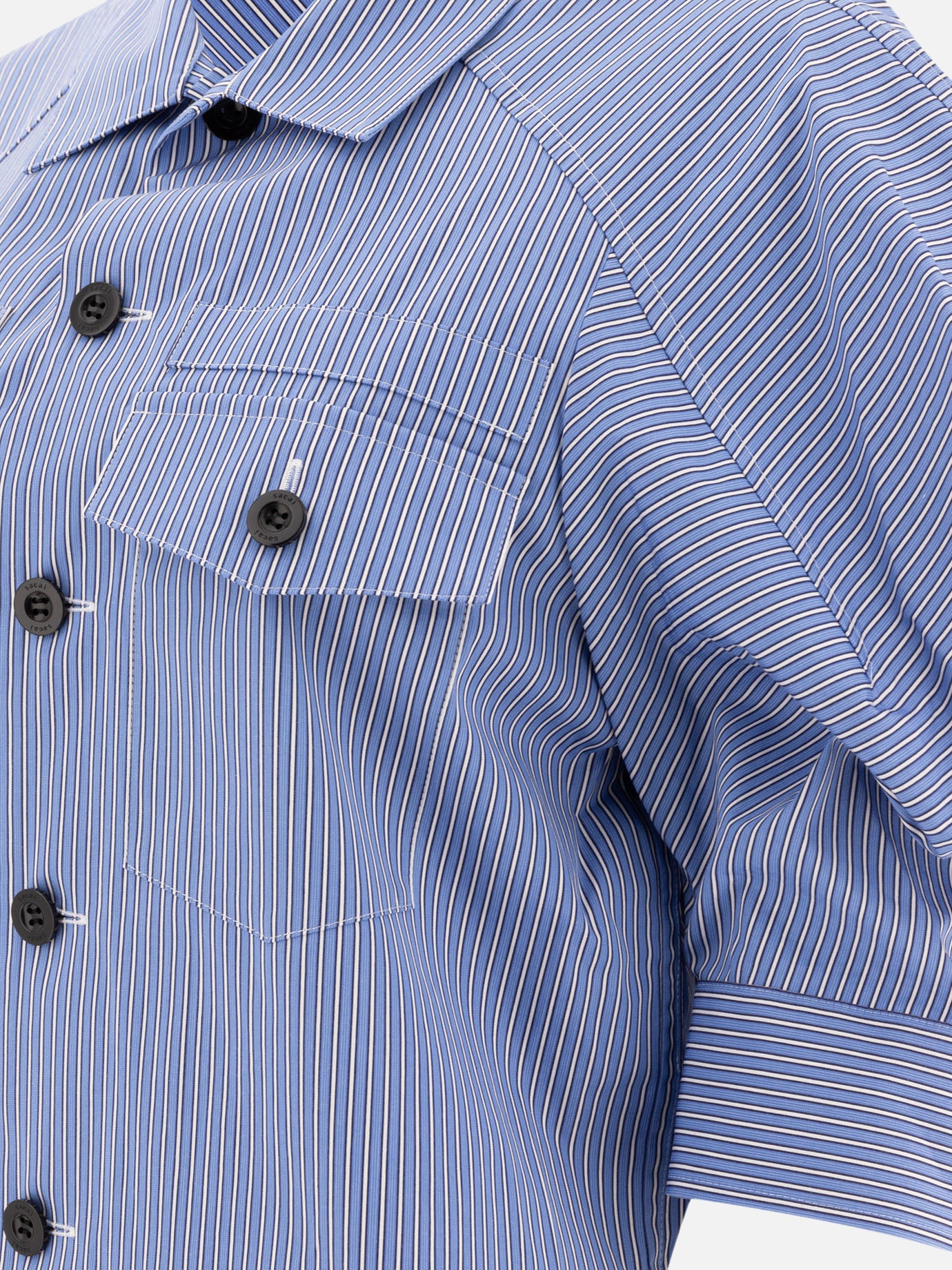 Sacai Cotton shirt 19901990_1 Blue thumbnail_4