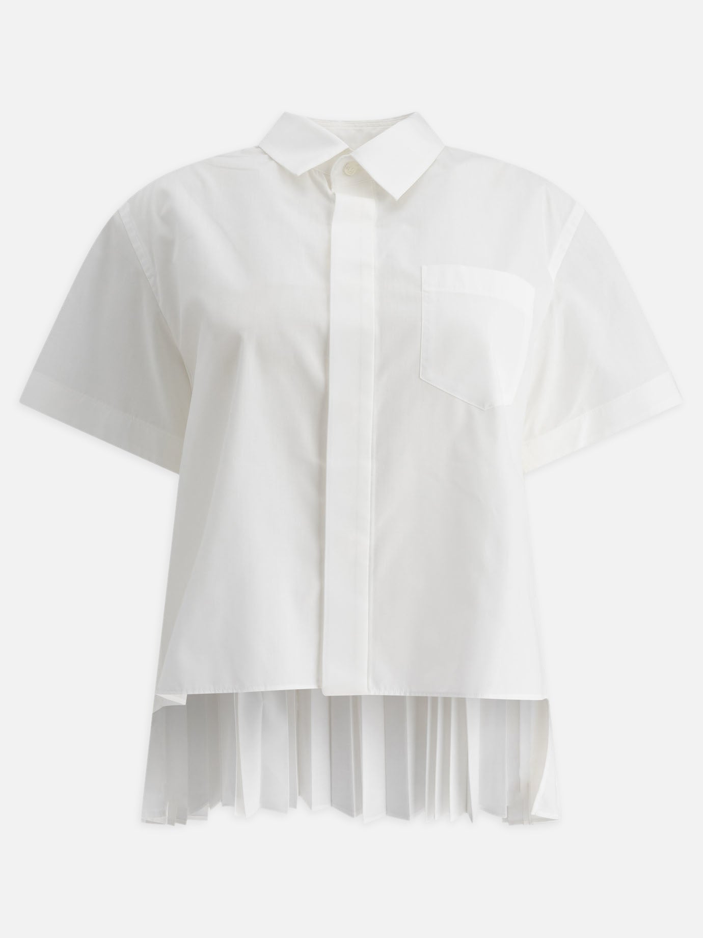 Camicie casual Solid colour  Bianco - Sacai Donna | PDP | VIETTI Online Store | thumbnail