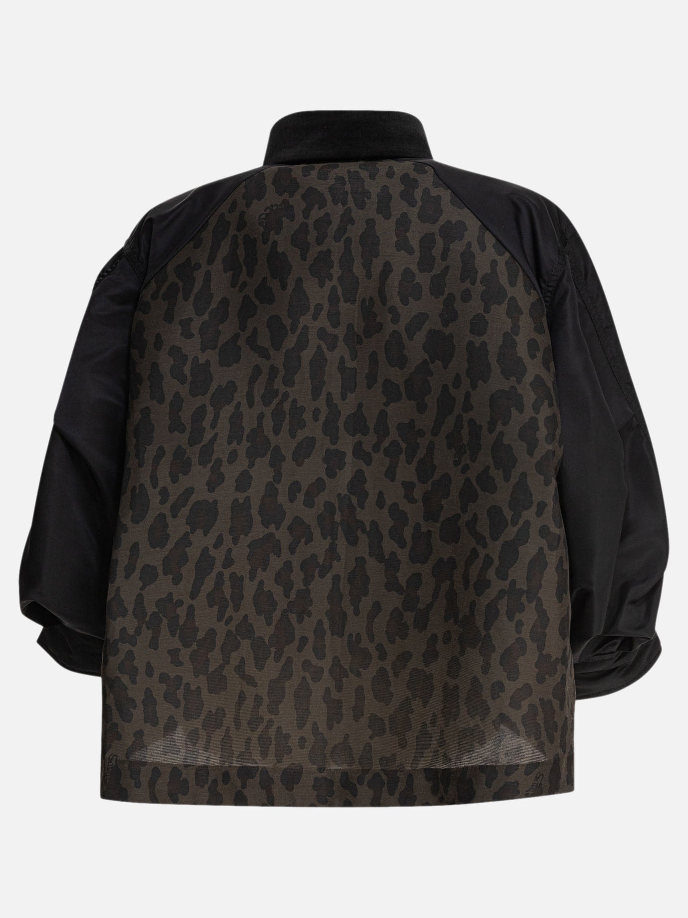 Giacche leggere & Trapuntate Animal print  Nero - Sacai Donna | PDP | VIETTI Online Store | Zoom-Modal_2
