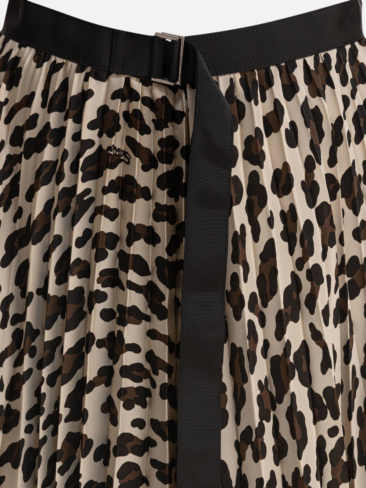 Sacai Leopard skirt Beige - VIETTI