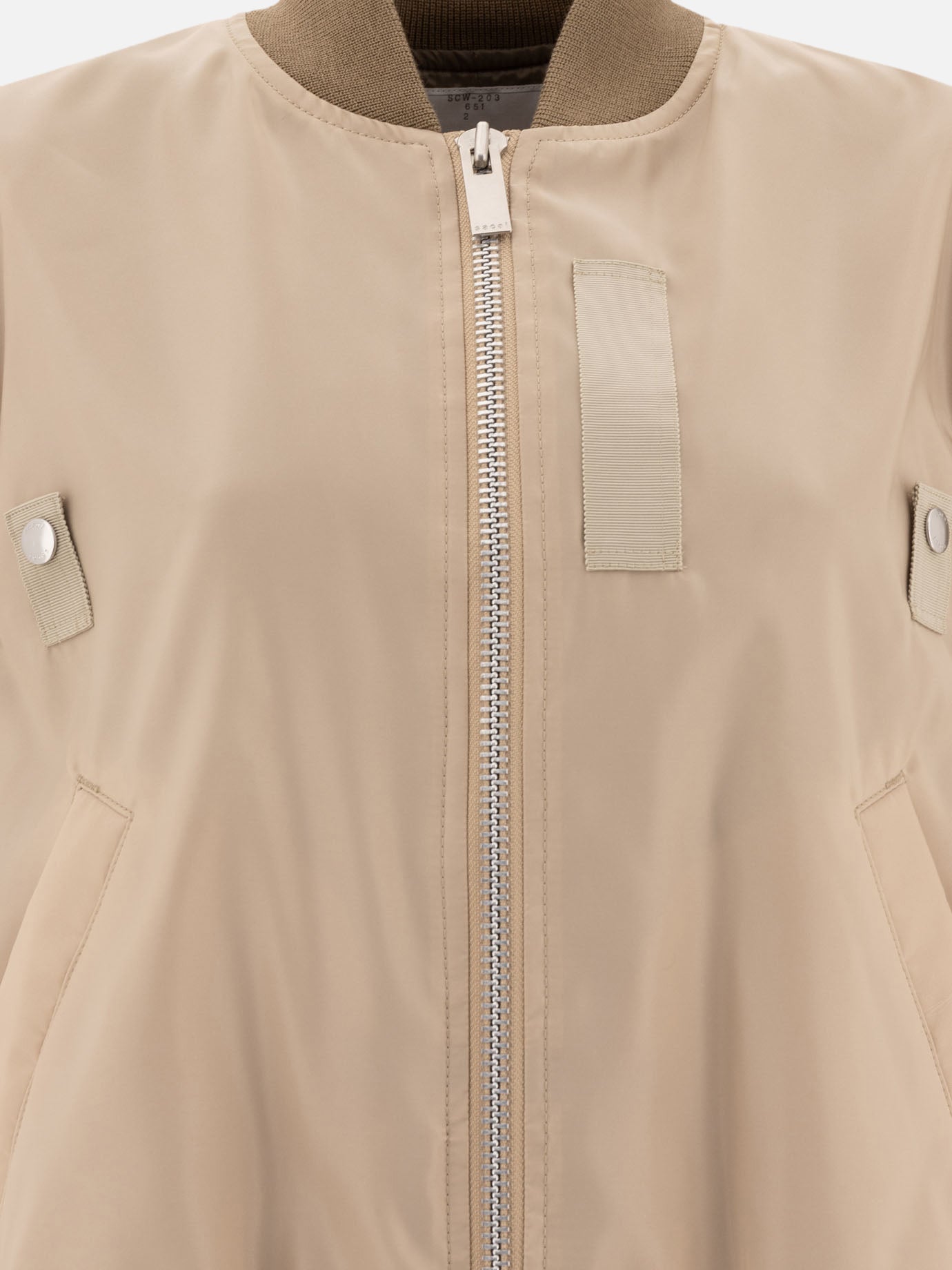 Giacche smanicate Solid colour  Beige - Sacai Donna | PDP | VIETTI Online Store | Zoom-Modal_3
