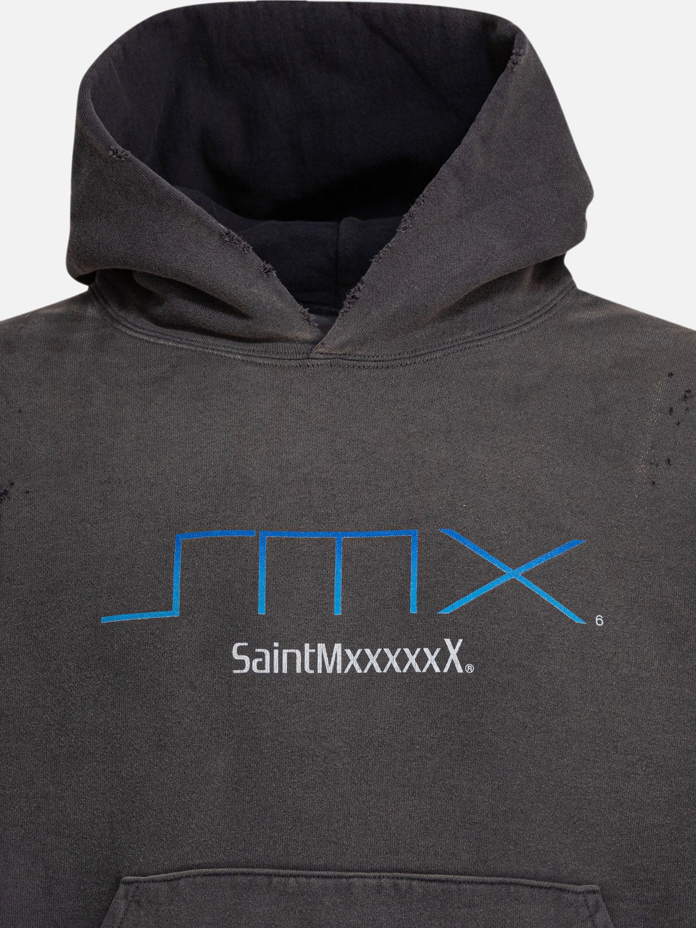 Hoodies Logo  Black - ©SAINT M×××××× Men | PDP | VIETTI Online Store | thumbnail_3