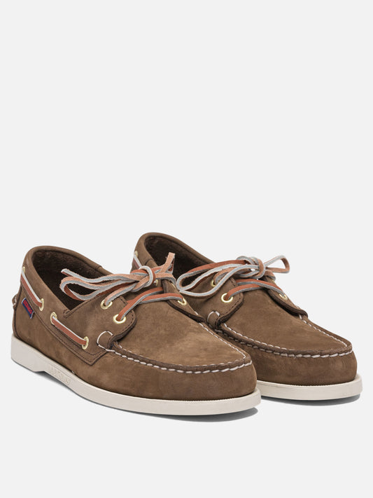 Laced loafers 100% suede - 100% rubber  Brown - Sebago Men | VIETTI Online Store | 2

