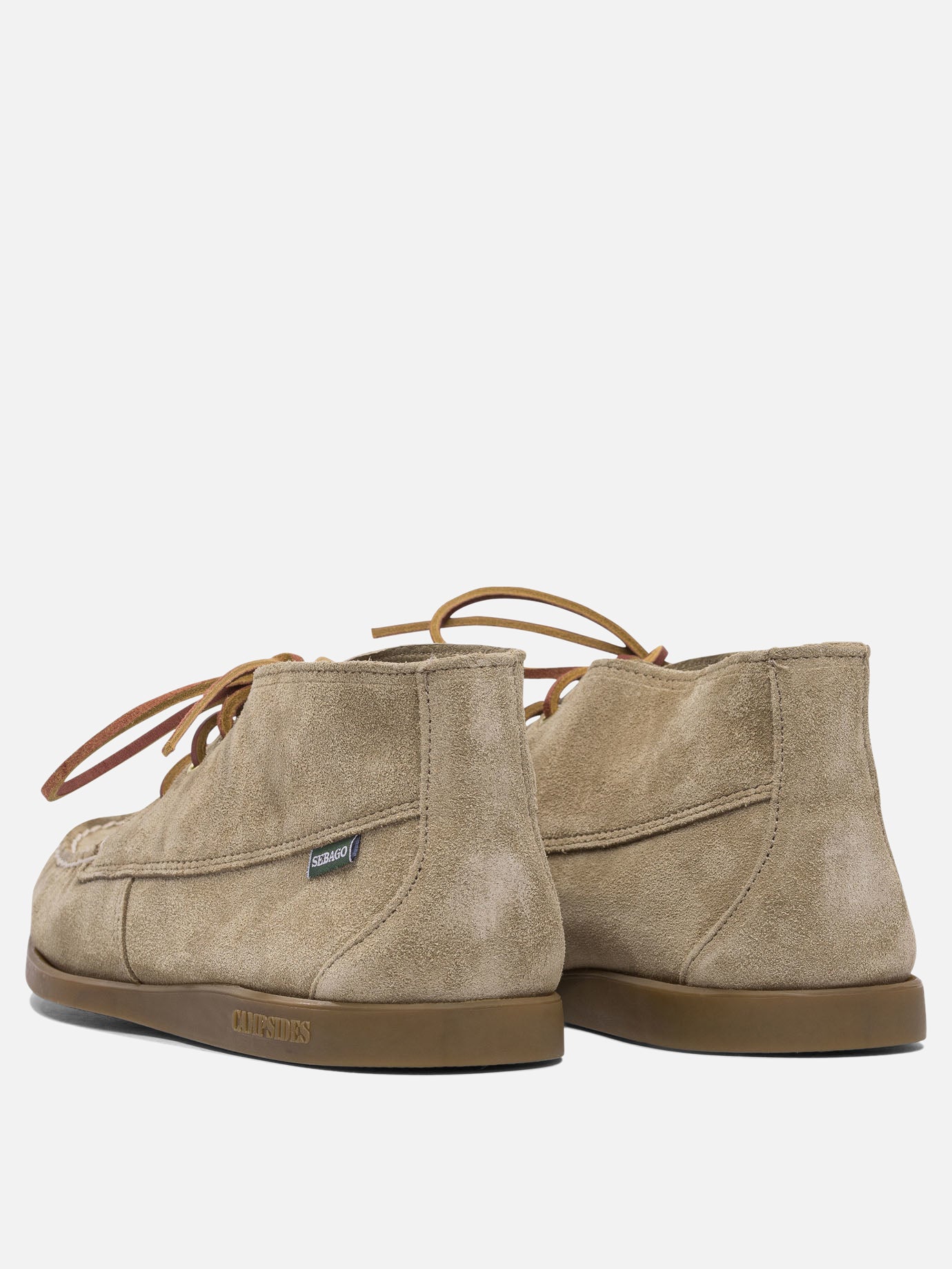 Laced loafers 100% suede - 100% rubber  Beige - Sebago Men | PDP | VIETTI Online Store | thumbnail_4