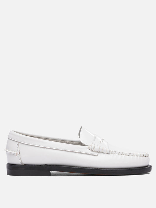 Loafers 100% leather - 90% leather 10% rubber  White - Sebago Women | VIETTI Online Store 
