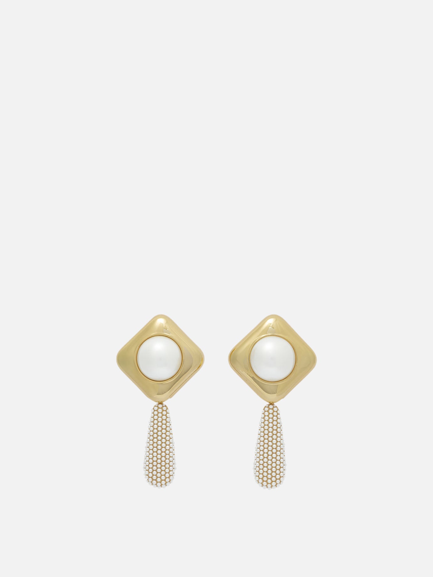 Orecchini 80% brass 20% stainless steel - 100% faux pearl  Oro - Self-portrait Donna | PDP | VIETTI Online Store | thumbnail