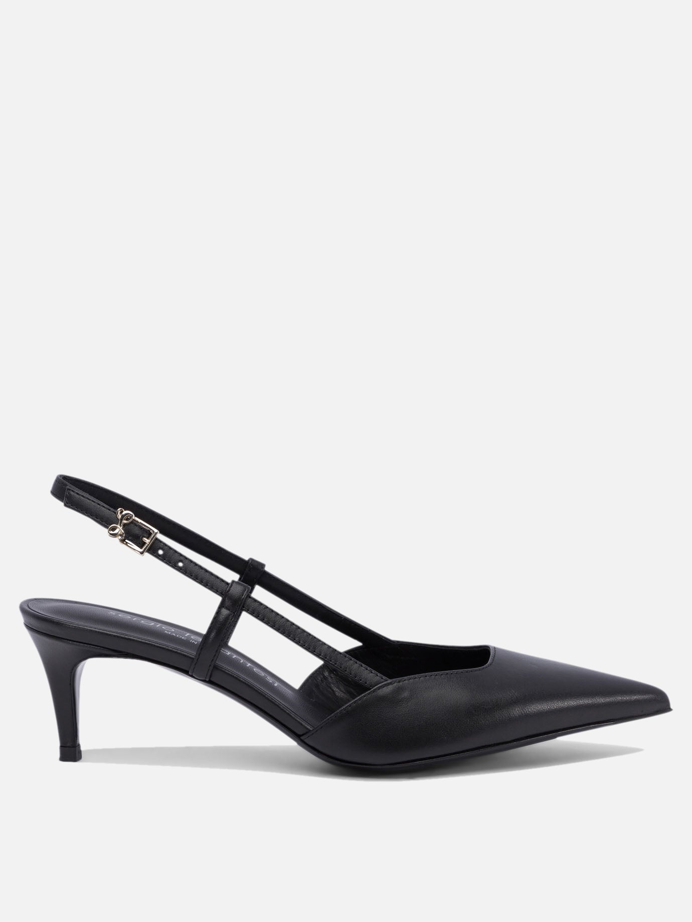 Slingbacks 100% leather - 100% leather  Black - Sergio Levantesi Women | PDP | VIETTI Online Store | Zoom-Modal
