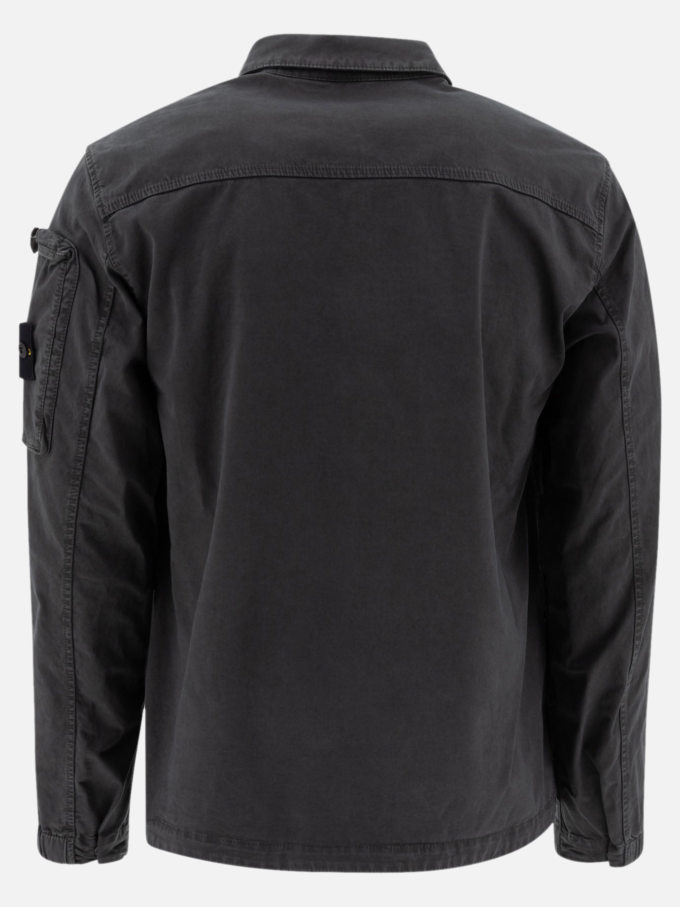 Giacche overshirt Logo  Grigio - Stone Island Uomo | PDP | VIETTI Online Store | thumbnail_2