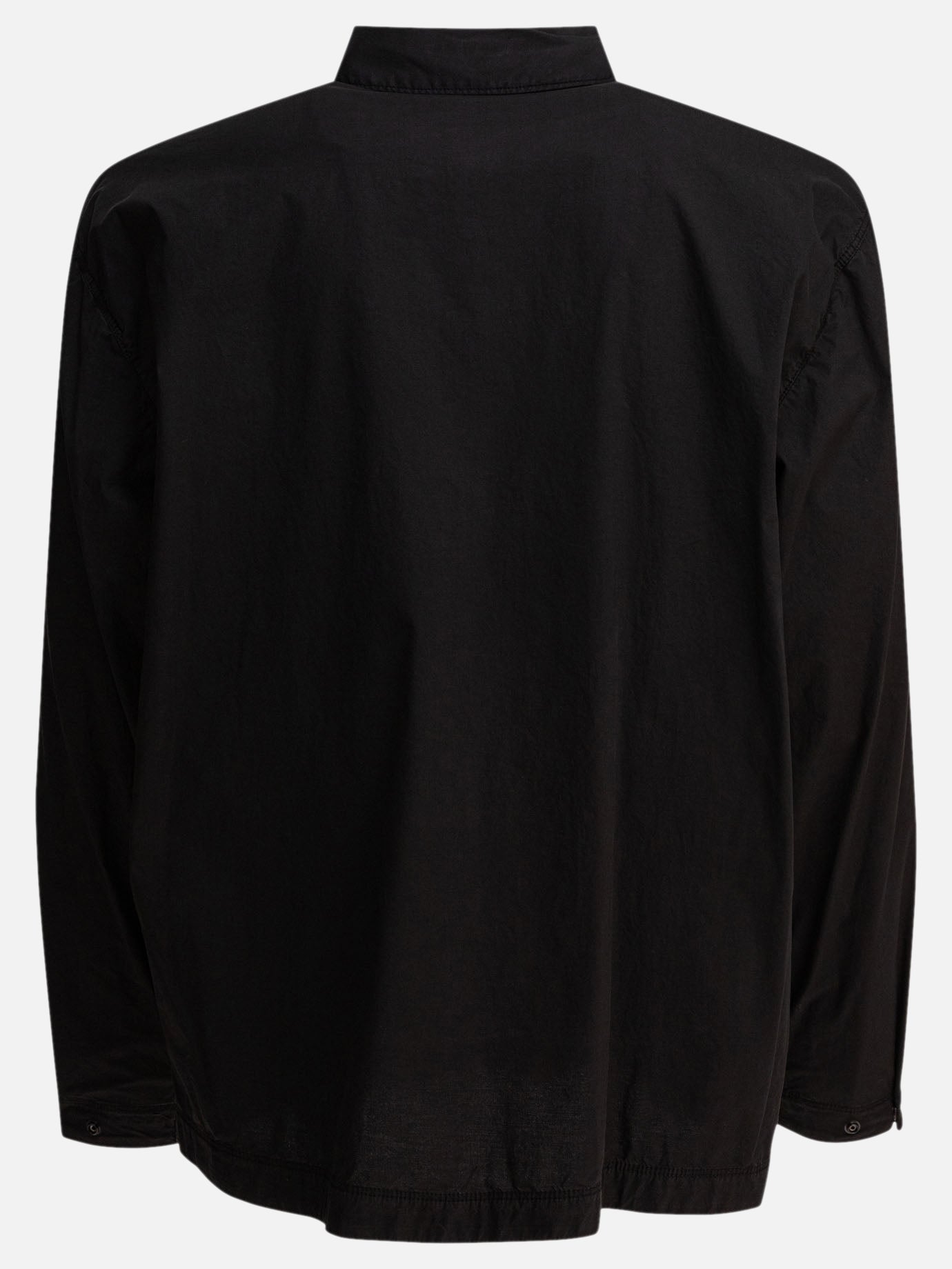Stone Island Overshirt in tela di cotone stretch 23073480_L Black thumbnail_2