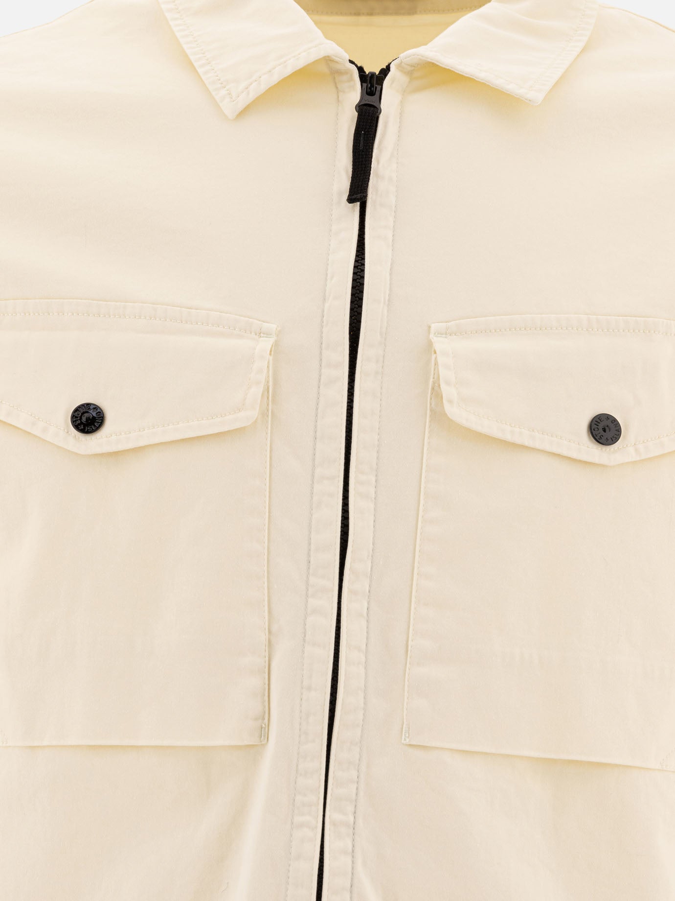 Giacche overshirt Logo  Giallo - Stone Island Uomo | PDP | VIETTI Online Store | Zoom-Modal_3
