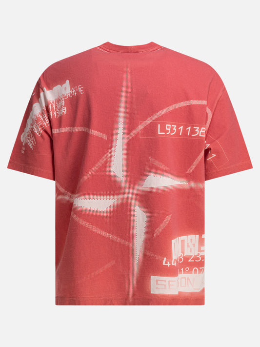 Stone Island T-shirt "Y2K Compass" 19470790_L Red 2