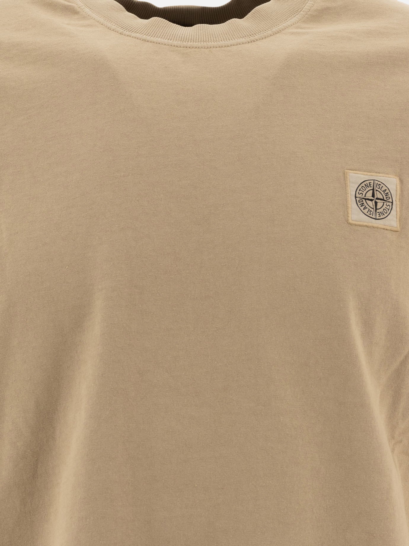 Crewneck t-shirts Logo  Brown - Stone Island Men | PDP | VIETTI Online Store | thumbnail_3