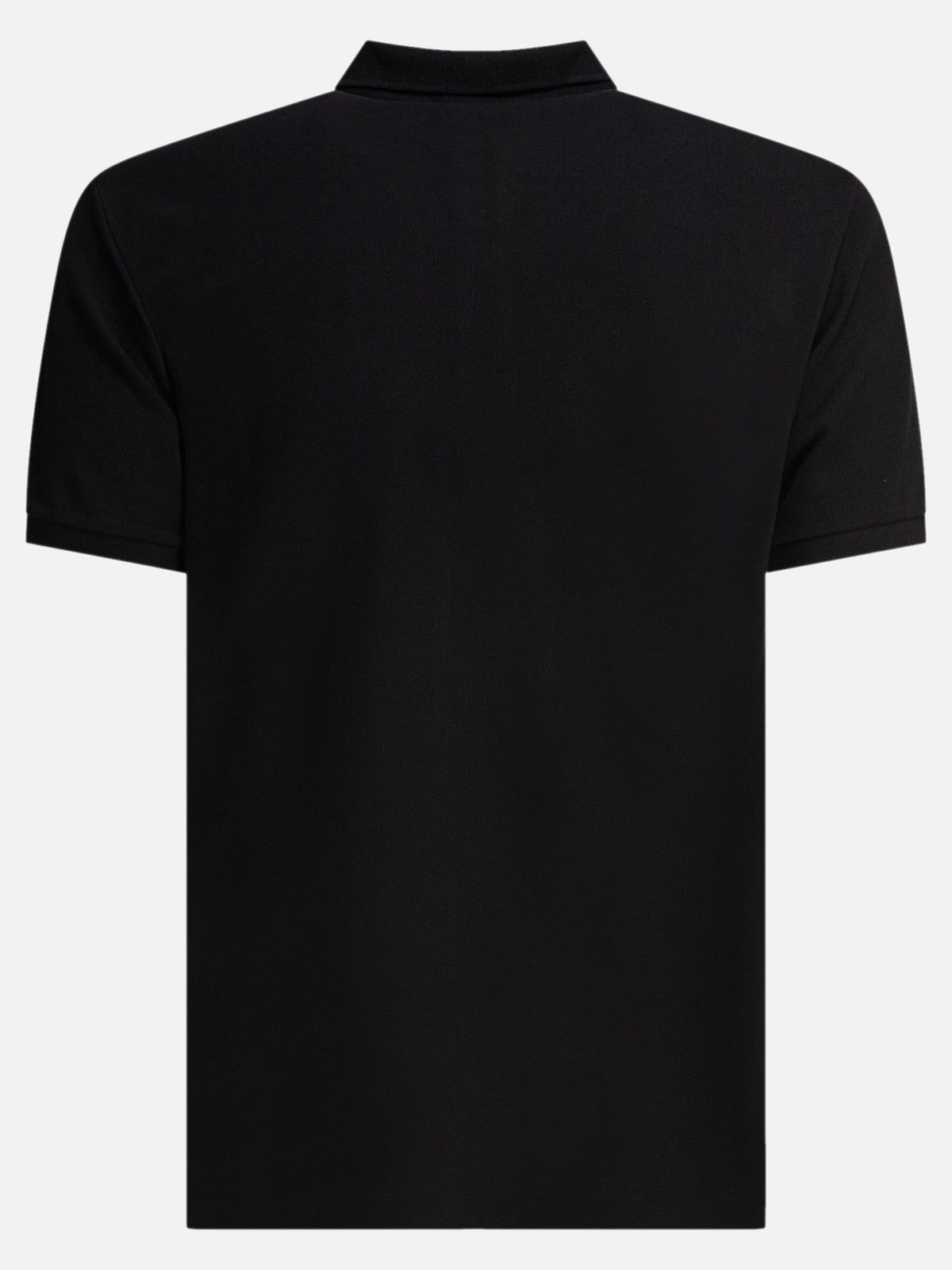 Stone Island Organic cotton piqué polo shirt Black