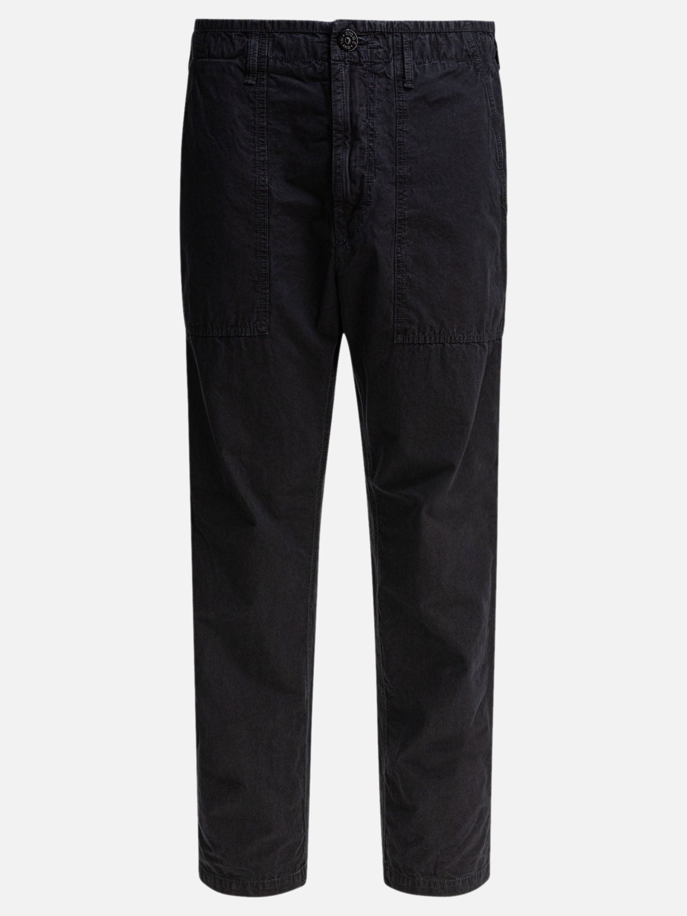 Stone Island "Old" effect fatigue trousers Blue