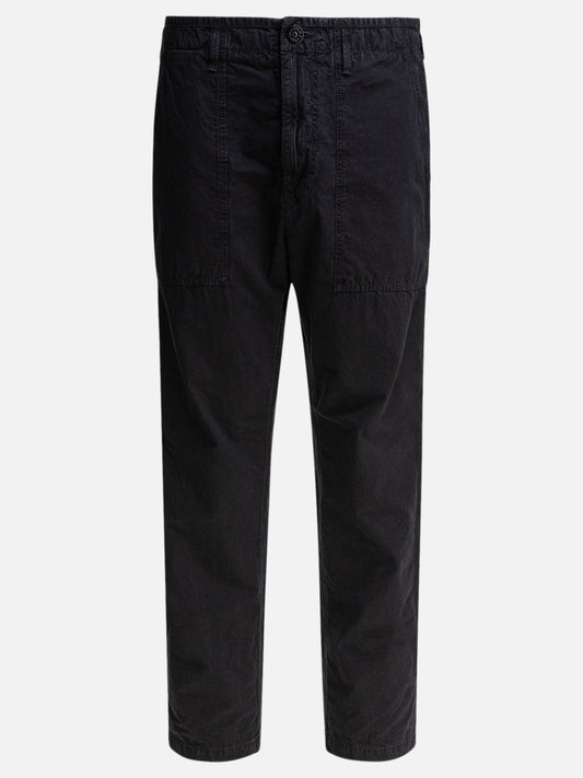 Stone Island Pantaloni fatigue effetto "Old" 22848072_31 Blue 1