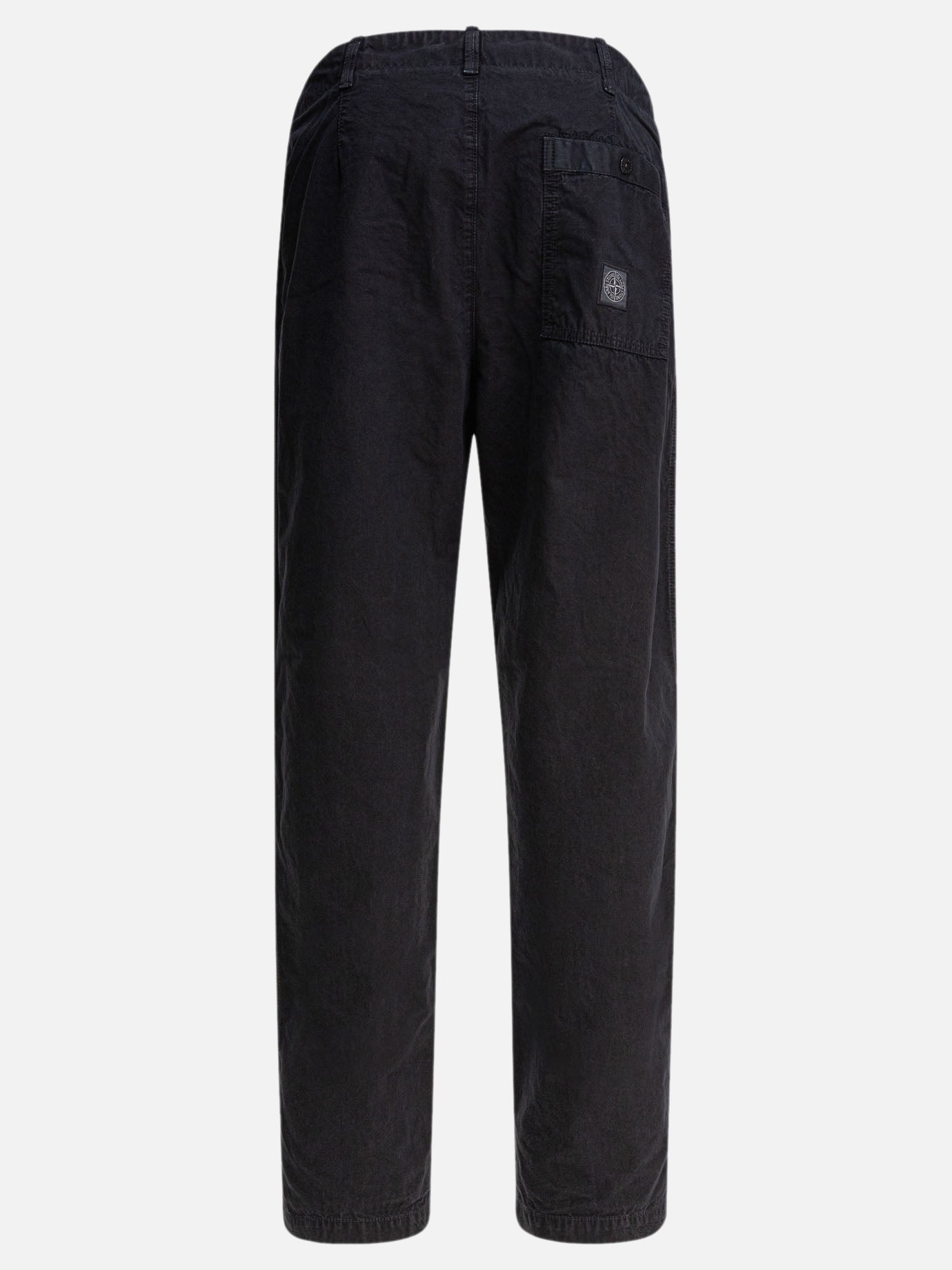 Stone Island Pantaloni fatigue effetto &quot;Old&quot; 22848072_31 Blue thumbnail_2