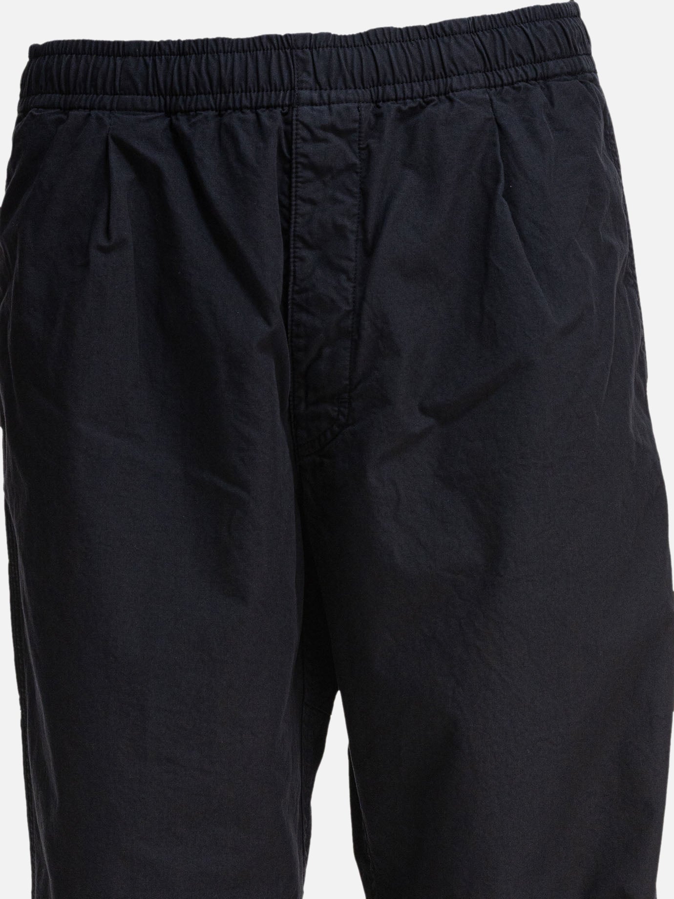 Stone Island Pantaloni jogger in tela di cotone biologico 18810149_30 Blue thumbnail_3